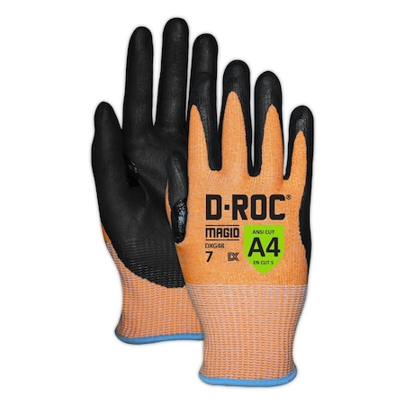 DROC DX Technology 13gauge TriTek Palm Coated Work Glove  Cut Level A4